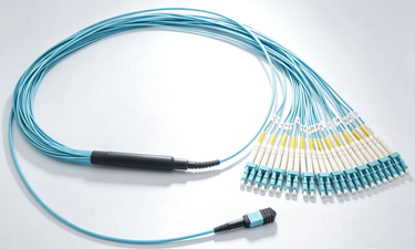 OM3 MPO/MTP® to LC 24 fiber Fanout Patch cord