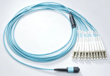 OM3 MPO/MTP® to LC 12 fiber Fanout Patch cord