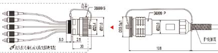 J599 Fiber-Power Connector