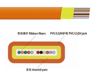 Indoor Multi-fiber Ribbon Cable (GJFDBV)